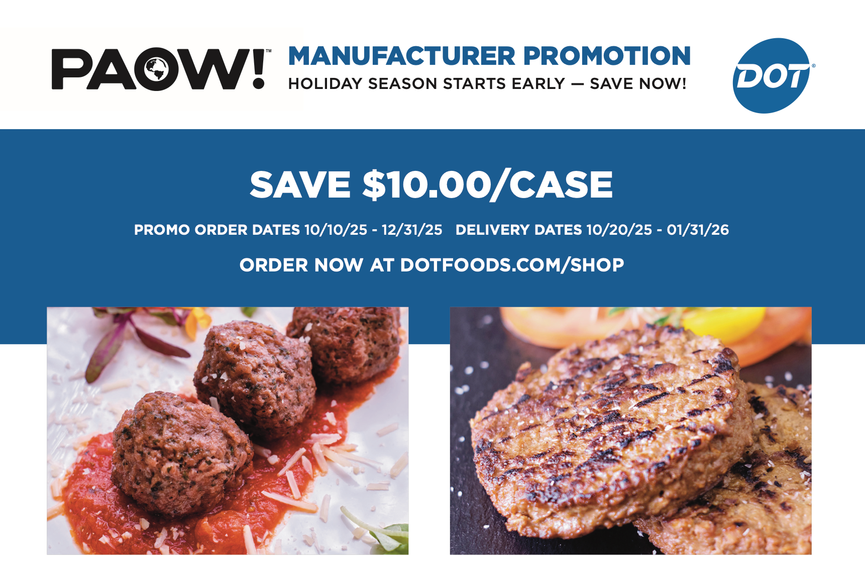 PAOW! Manufacturer Promo - ave $10/Case 63